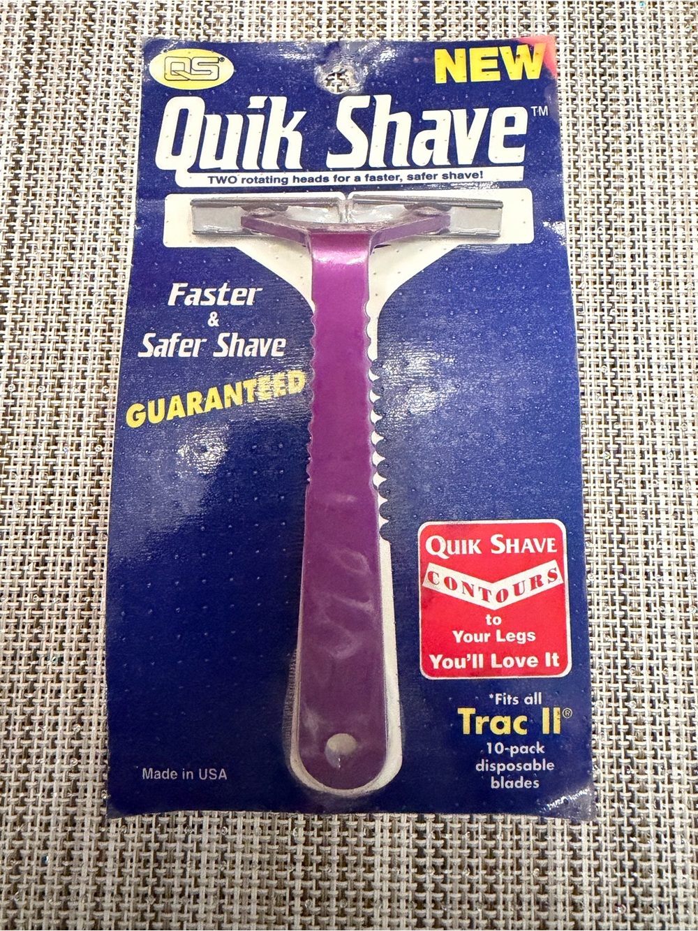 Vintage Quik Shave two rotating shaver